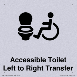 Accessible Toilet with Left to Right Transfer